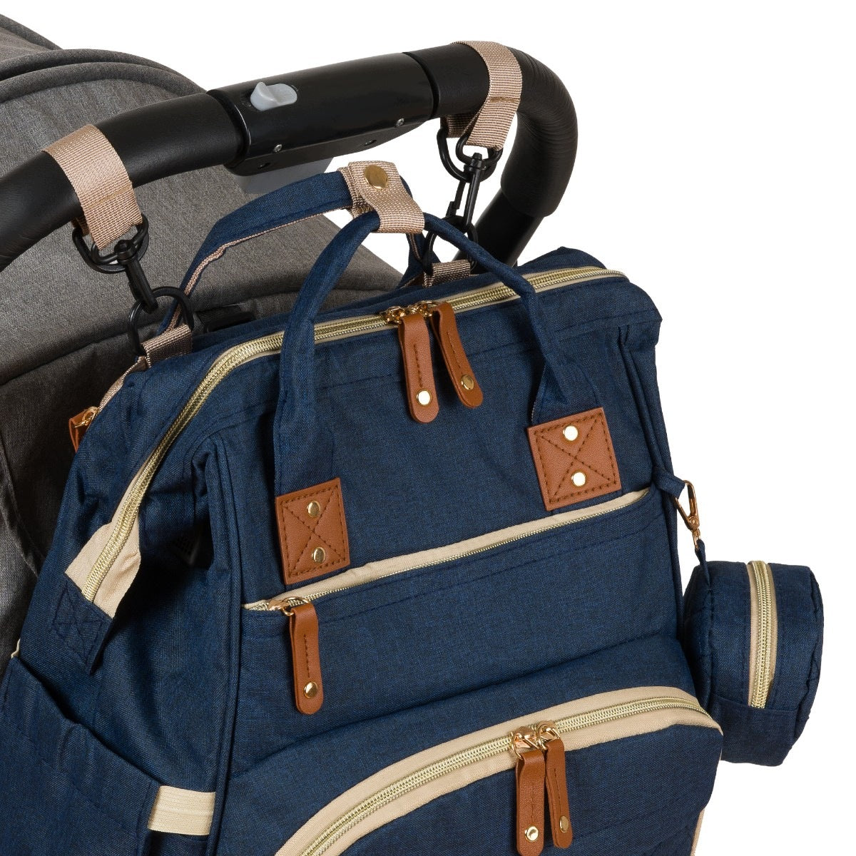 Backpack for mom to stroller waterproof pocket roomy mommy bag Peterson Brand Peterson