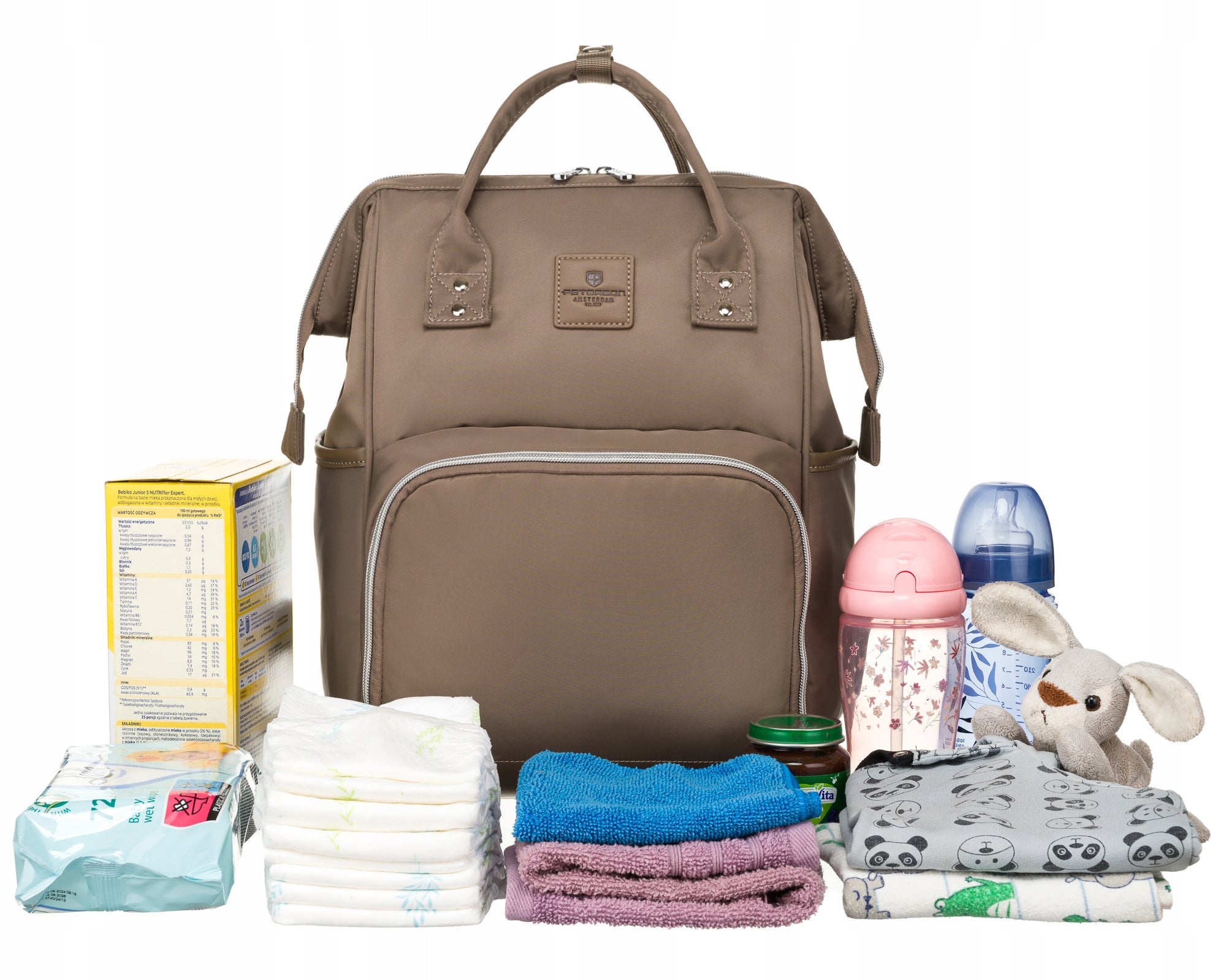 Backpack for mommy women's multifunctional stroller bag mommy bag PETERSON Packaging status original