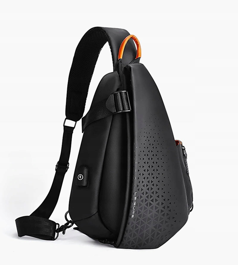 Backpack for one shoulder laptop tablet USB (I222) Brand K&M