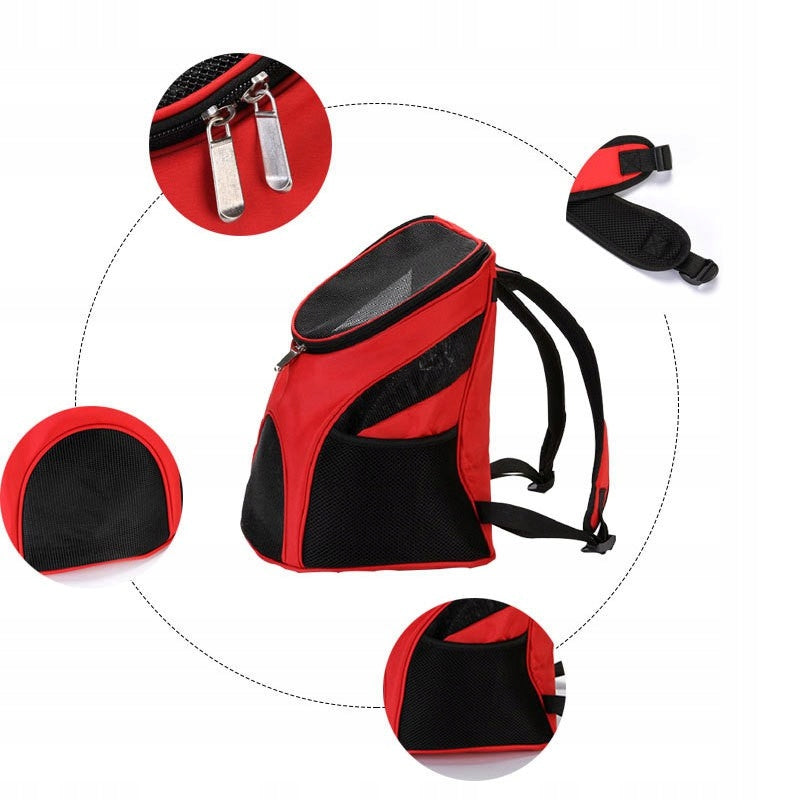 Backpack for transporting animals - cats, dogs, blue JA002 Kind backpack