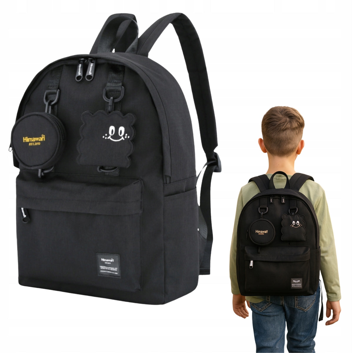 Backpack for work school bag for school carry-on luggage for travel Himawari
