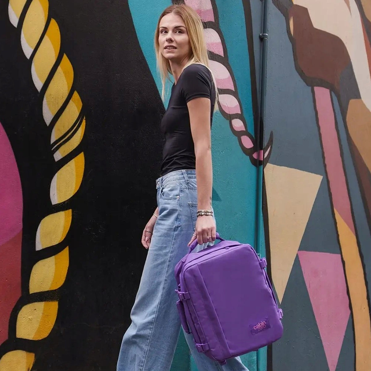 Backpack hand luggage for airplane CabinZero 28 L CZ08 Lavender Dream Brand CabinZero