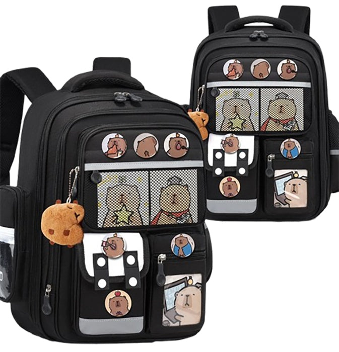 Backpack large KAPIBARA children's school satchel for children to school A4