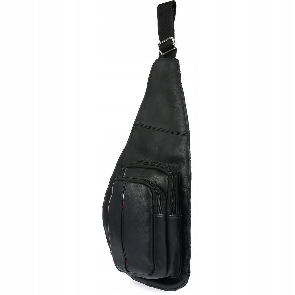 Backpack leather pouch black Bellugio crossbody for city shoulder Brand Bellugio