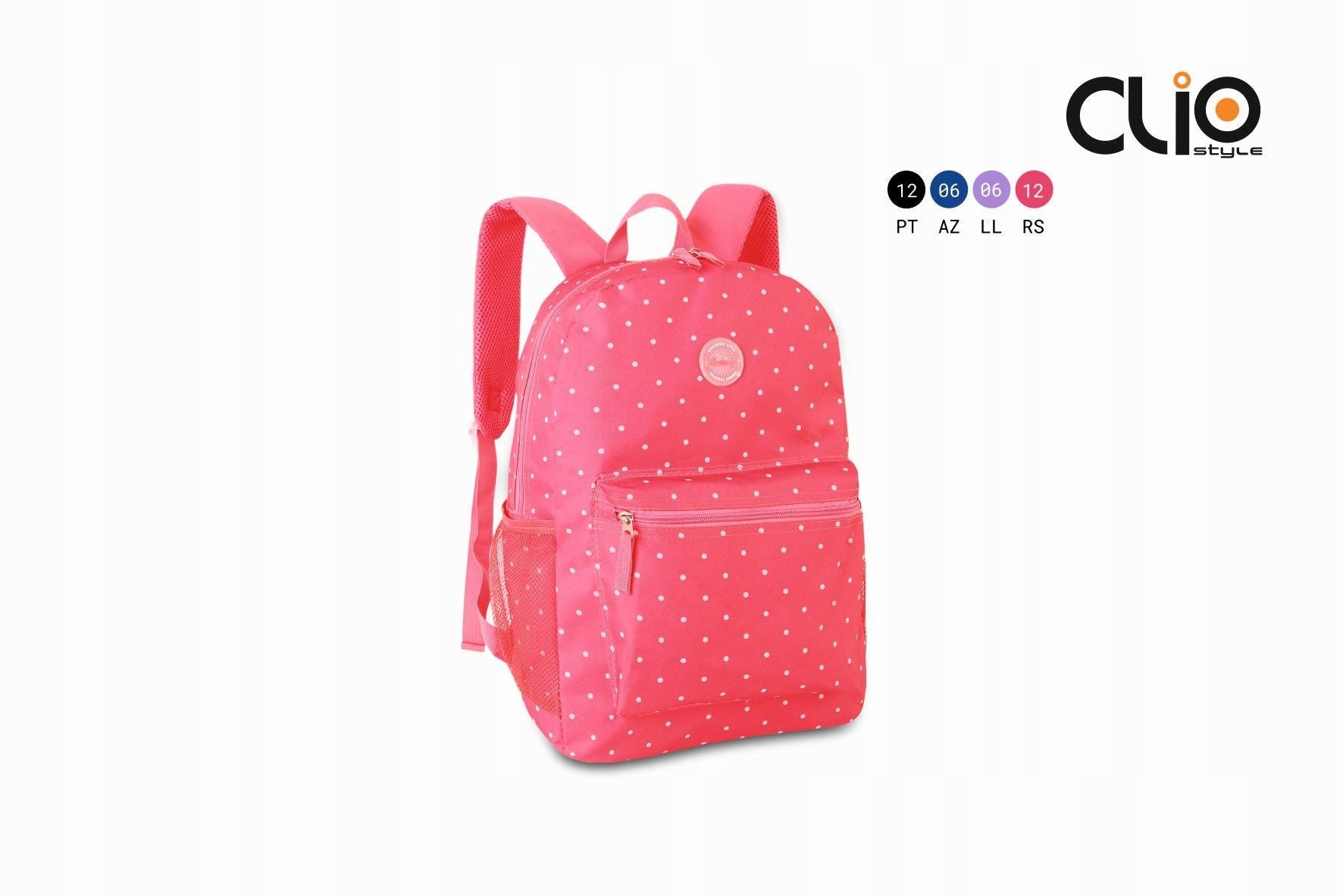 Backpack pink color saturated