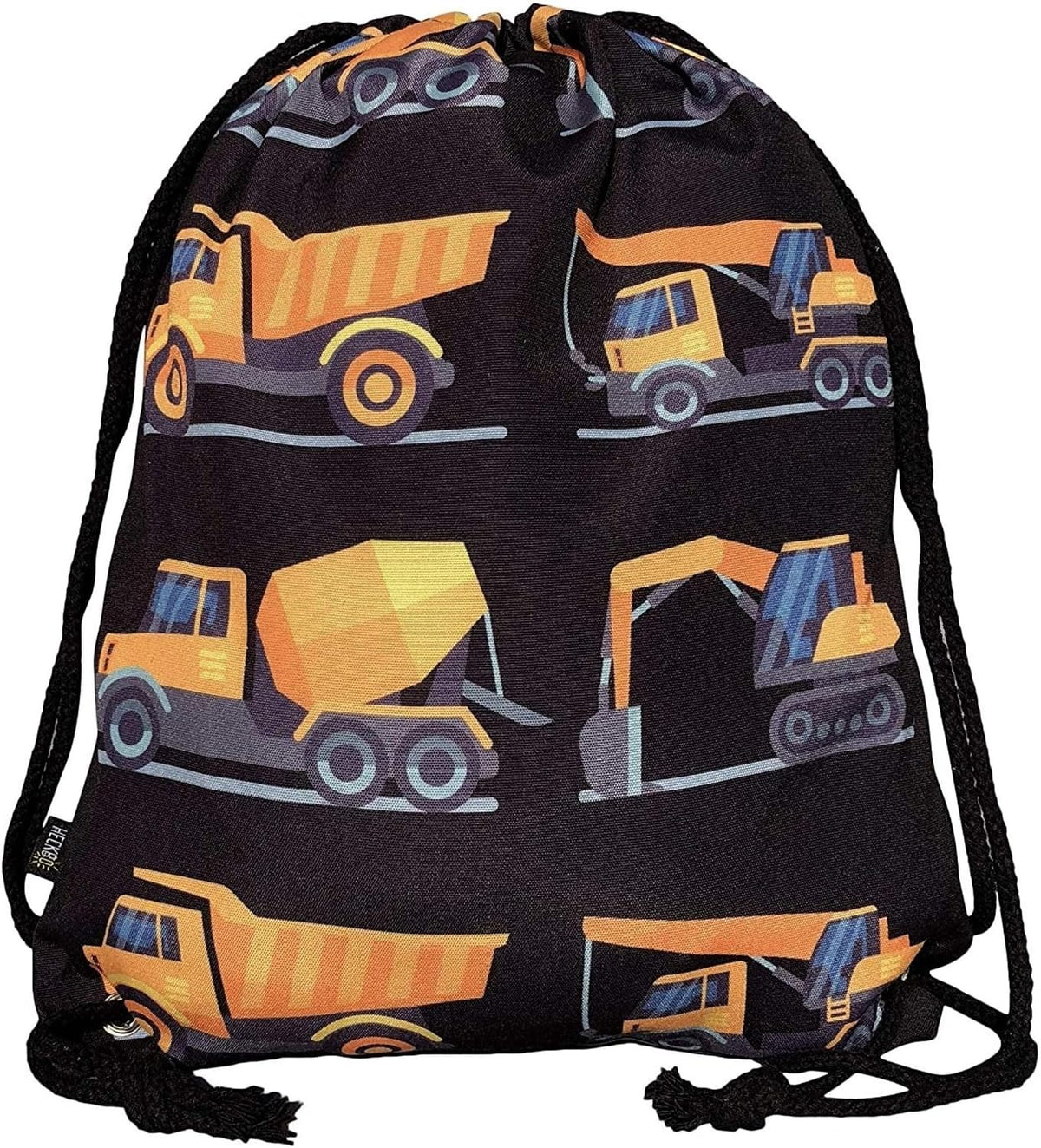 Backpack school bag construction vehicles for children 40x32 cm