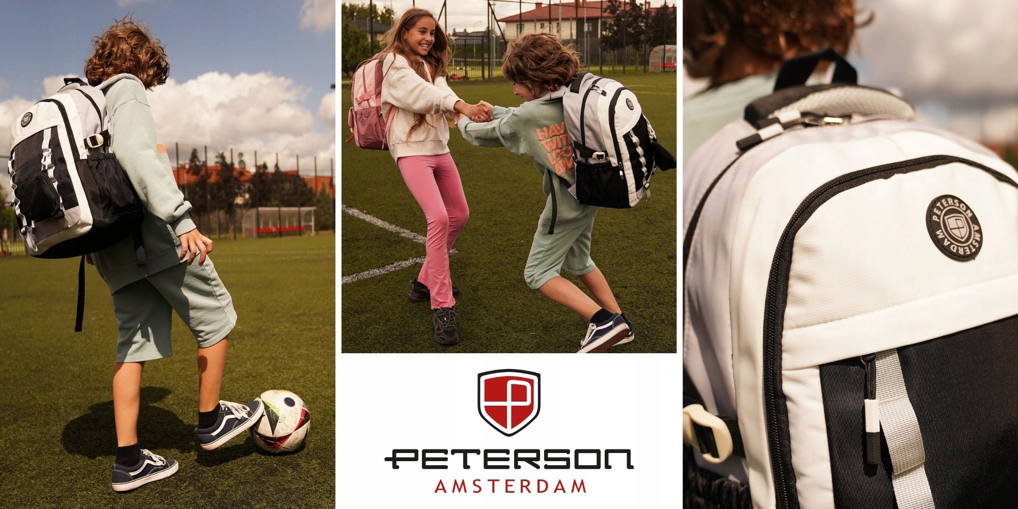 Backpack school satchel youth Peterson for school comfortable roomy Packaging status original