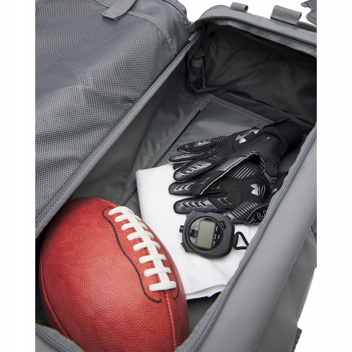 Backpack sports bag Under Armour UA Triumph Backpack Duffle Grey Model 1384664-709
