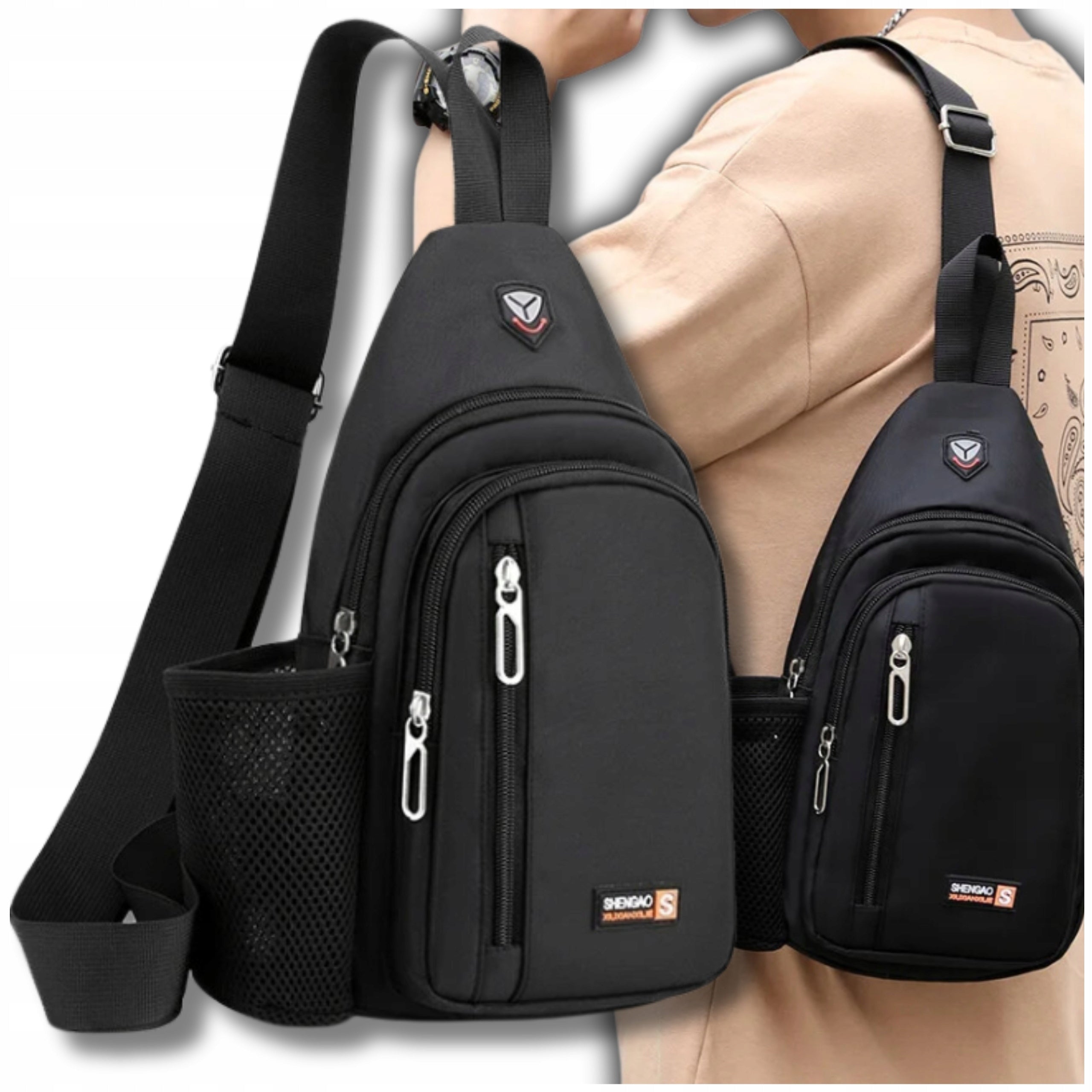 Backpack sports shoulder bag lightweight waterproof pouch for men Manufacturer code Plecak sportowy torba na ramię