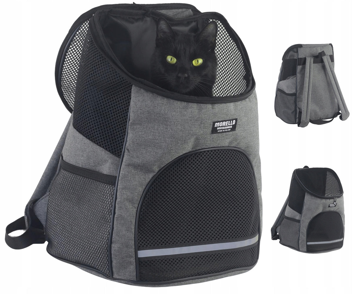 Backpack transporter for cat / dog with ventilation holes Polish Product Packaging status original