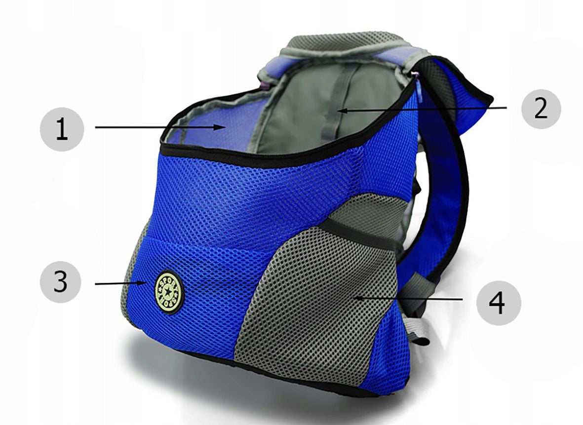 Backpack transporter for pet dog, travel bag Packaging status original
