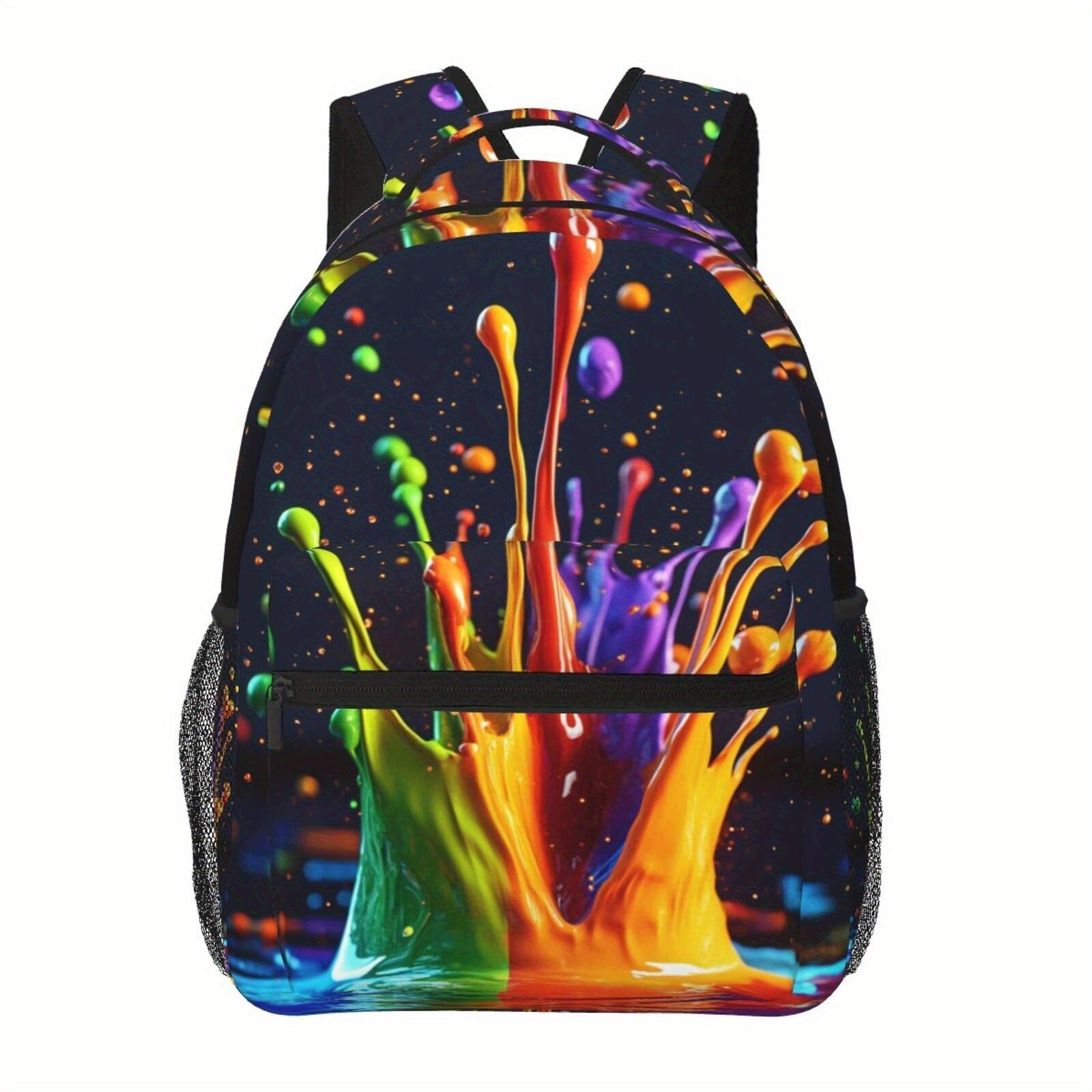 Backpack with Abstract Art for Students and Travel