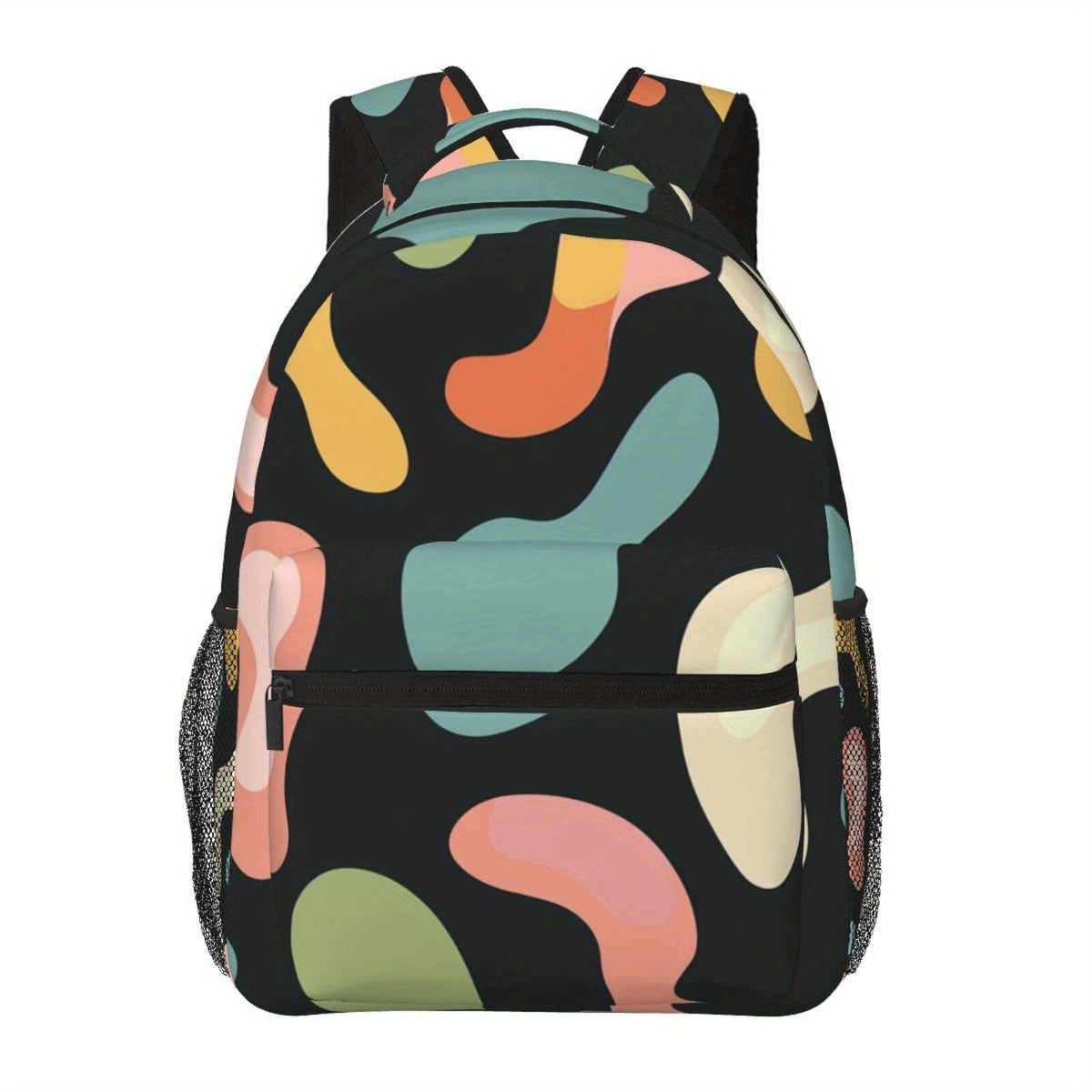 Backpack with Artistic Pattern for Campus and Travel