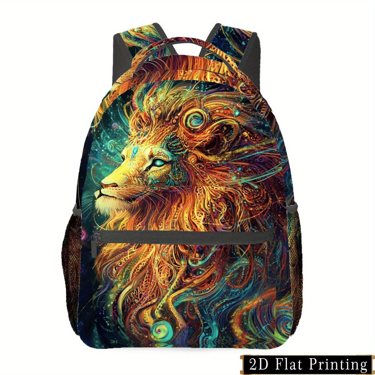 Backpack with Lion Print for Campus and Travel