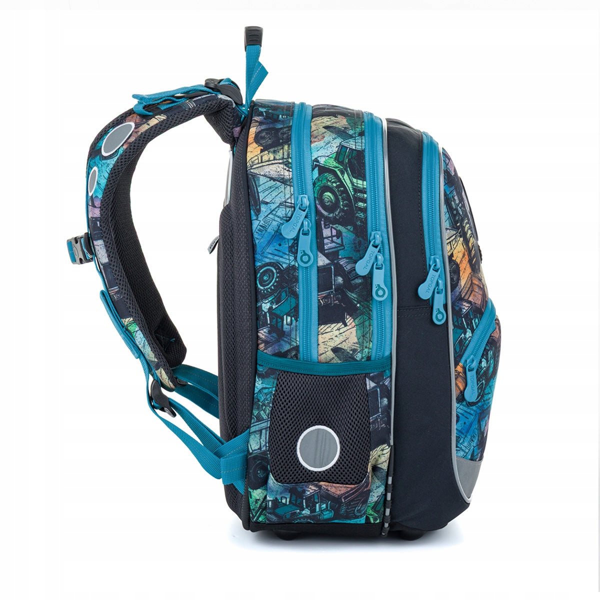 Backpack with agricultural machinery pattern Topgal BAZI 26018 excavator tractors 1-3 kl Manufacturer code 8592571028054