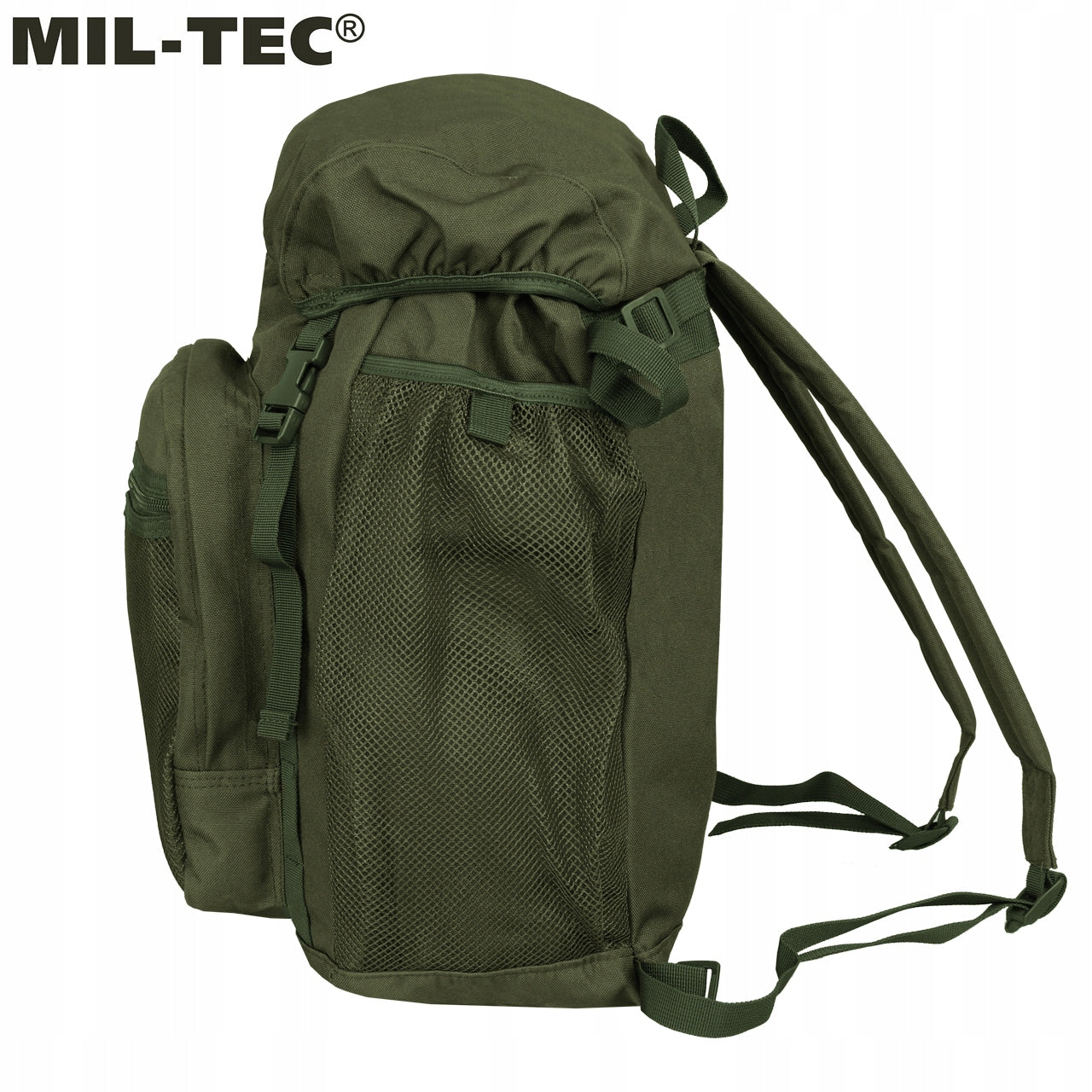 Backpack with chair hiking folding fishing chair Mil-Tec 20L Olive Color green