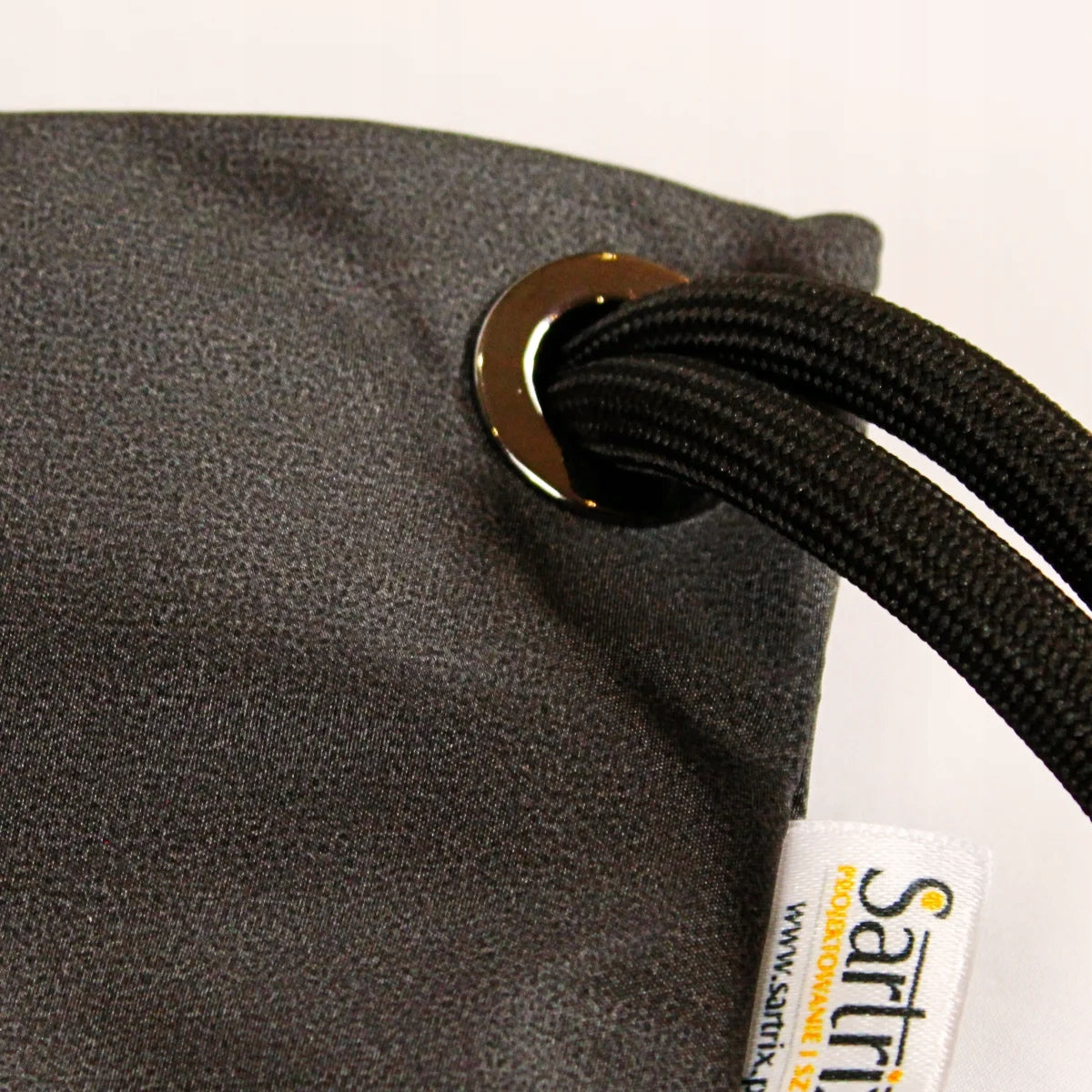 Backpack with lining folk Łowicz flowers blue black Brand Sartrix