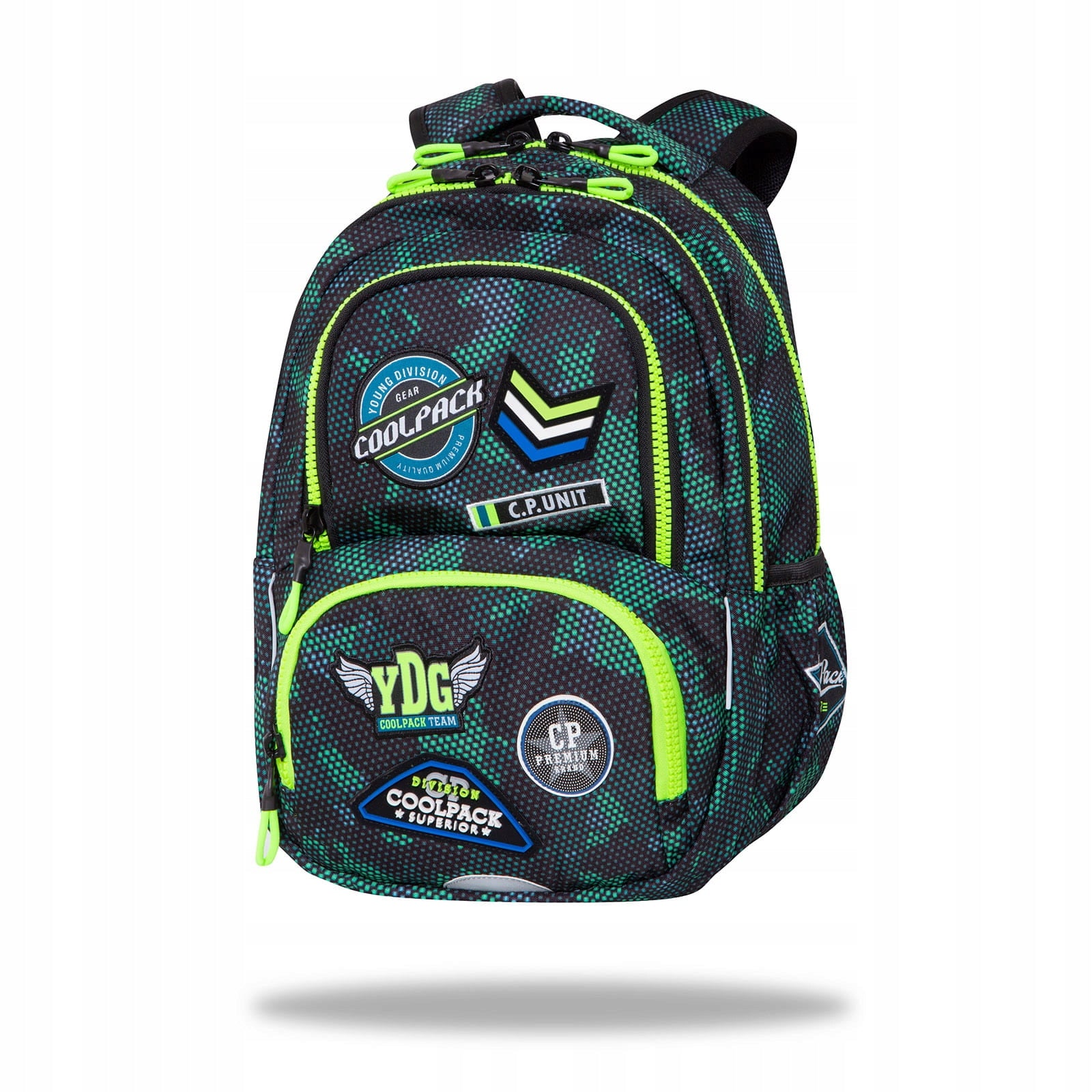 Backpack with patches CoolPack BADGES SPINER TERMIC CP 24l