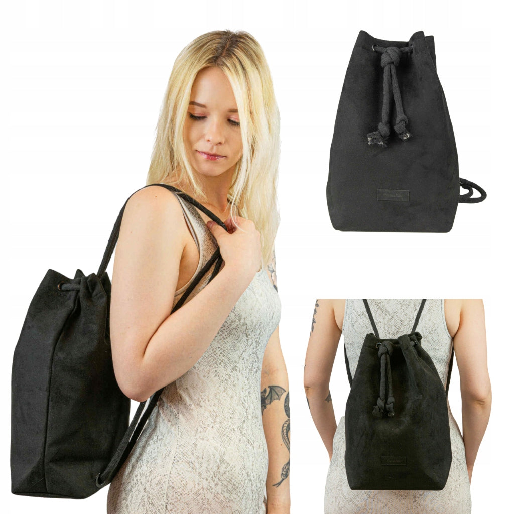 Backpack women's bag elegant urban black Captain Mike