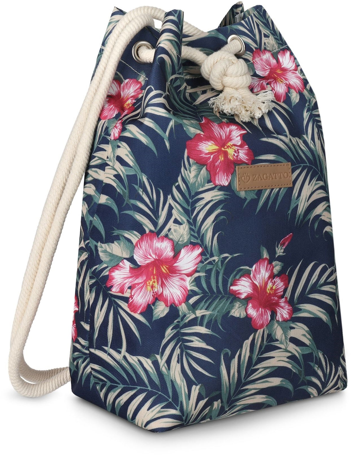 Backpack women's urban flowers bag backpack bag roomy ZAGATTO Packaging status original