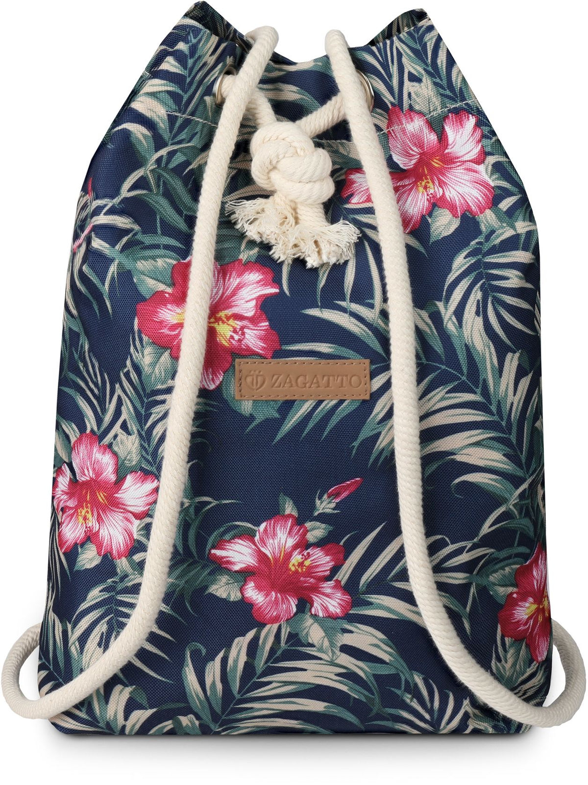 Backpack women's urban flowers bag backpack bag roomy ZAGATTO