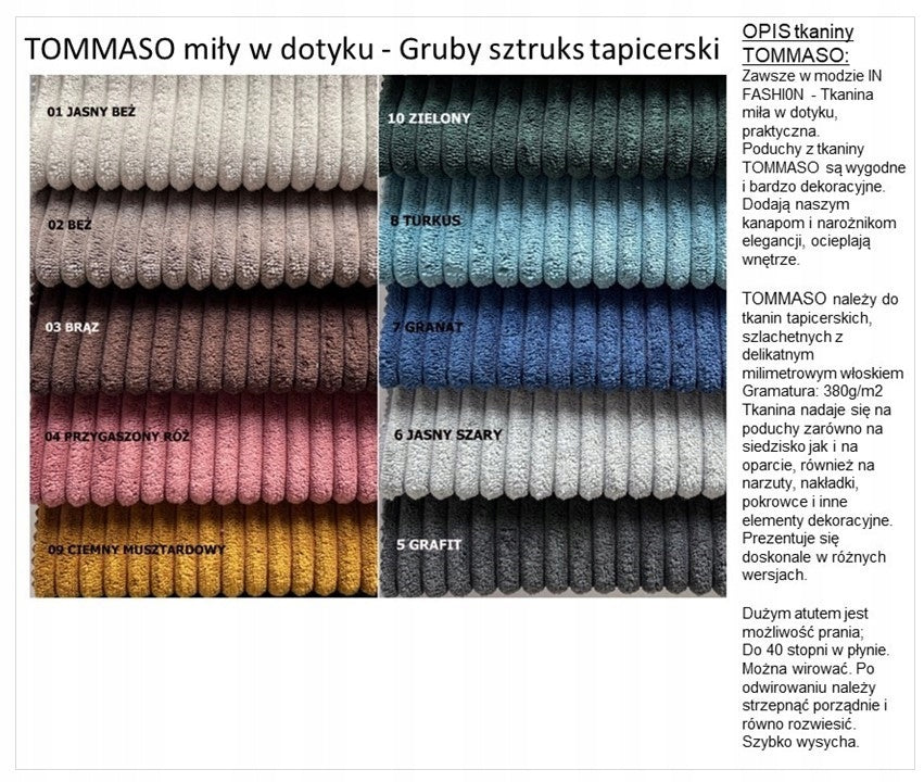 Backrest pillows for corner sofa backrest, sofa bed, IKEA 66x45x15 EAN (GTIN) 0654756382530