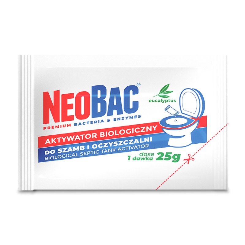 Bacteria for SEPTIC TANK NeoBac Sachets 2in1 ODORY SHEEPSKIN COAT FAT 6M Product form powder