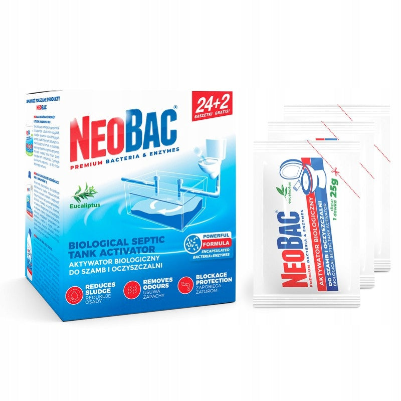 Bacteria for SEPTIC TANK NeoBac Sachets 2in1 ODORY SHEEPSKIN COAT FAT 6M