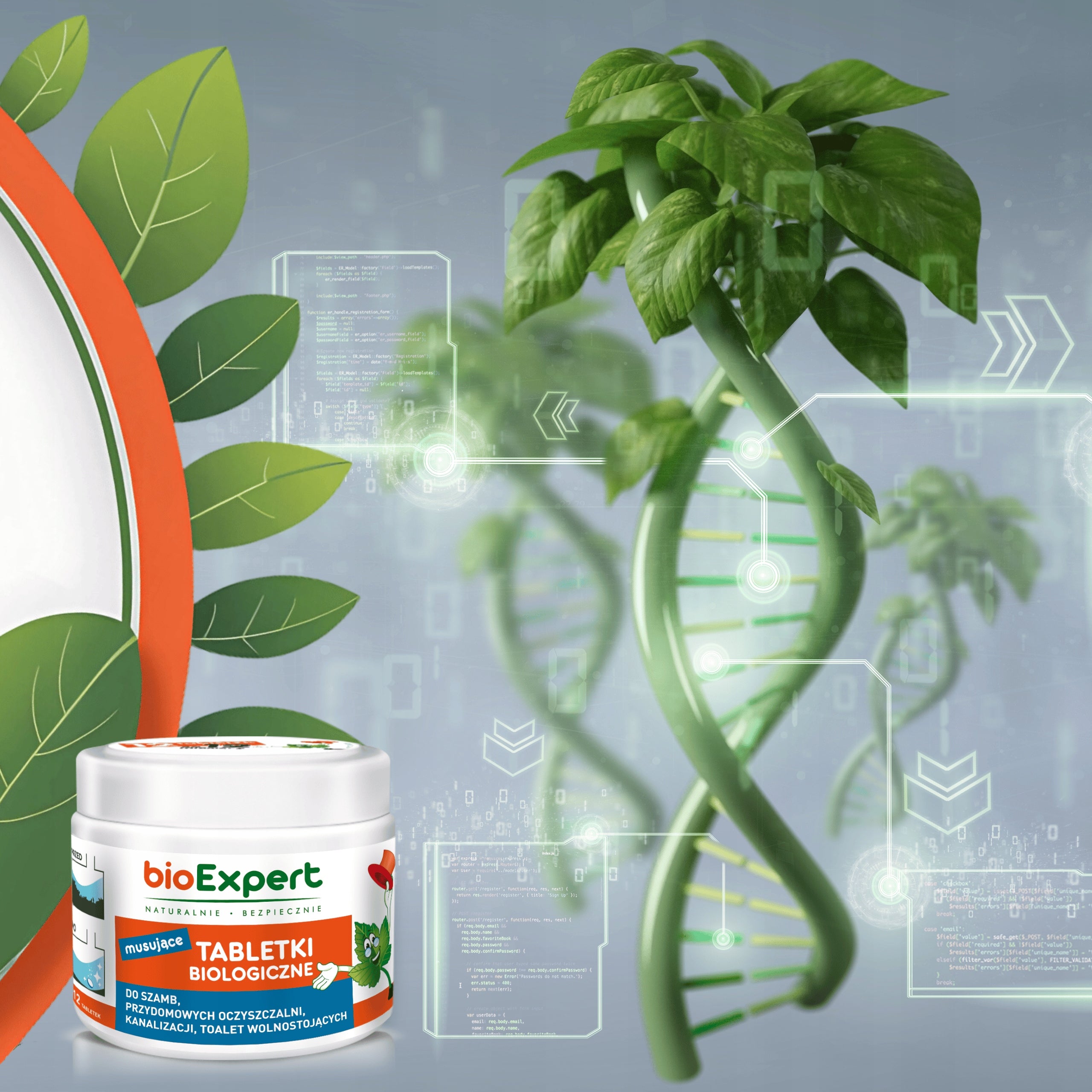 Bacteria for septic tank Sparkling BIO tablets FOR THE YEAR 12 pcs | bioExpert Product form tablets