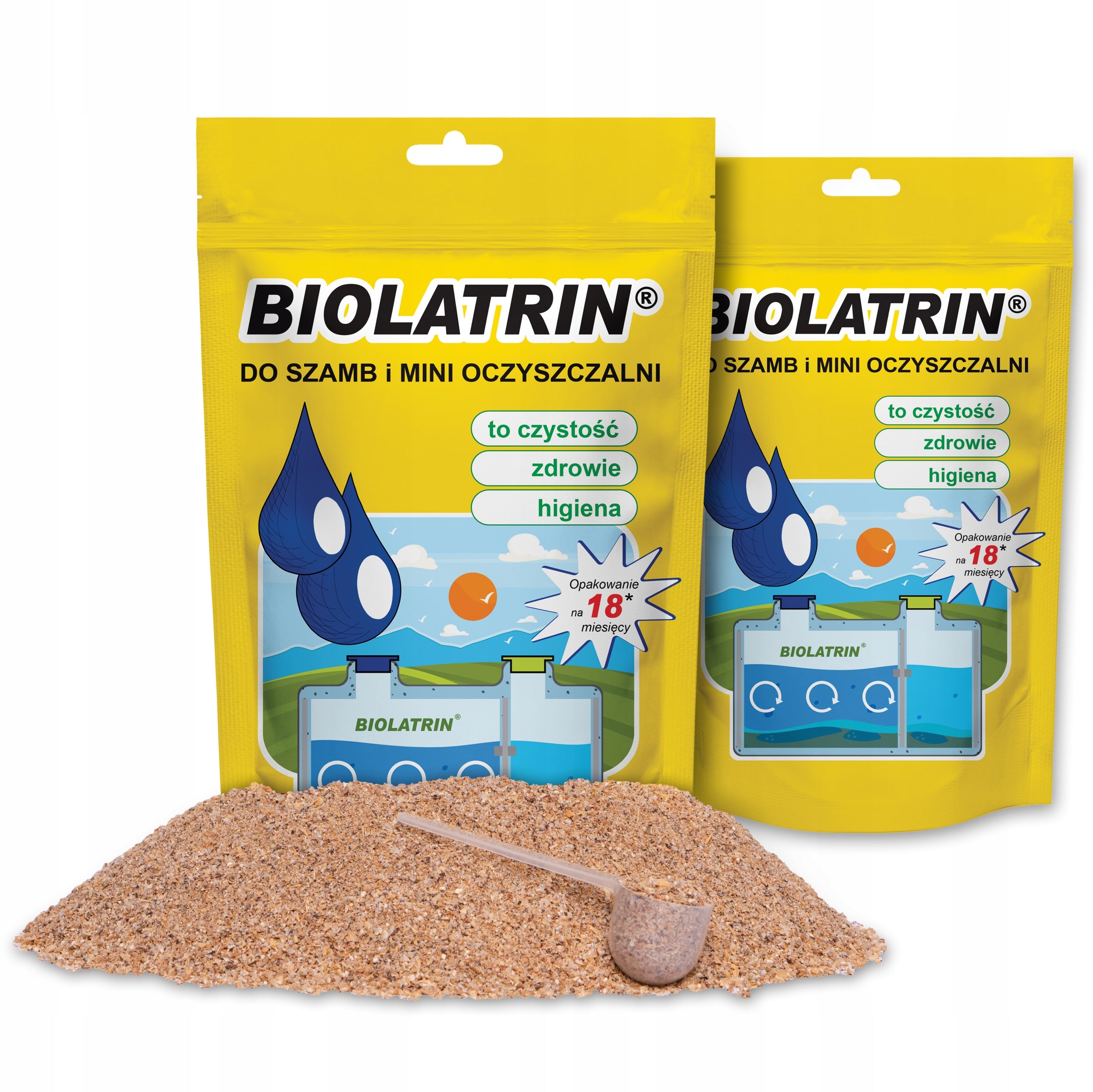 Bacteria for septic tank, strong bioproduct - once a month! BIOLATRIN for 3 years