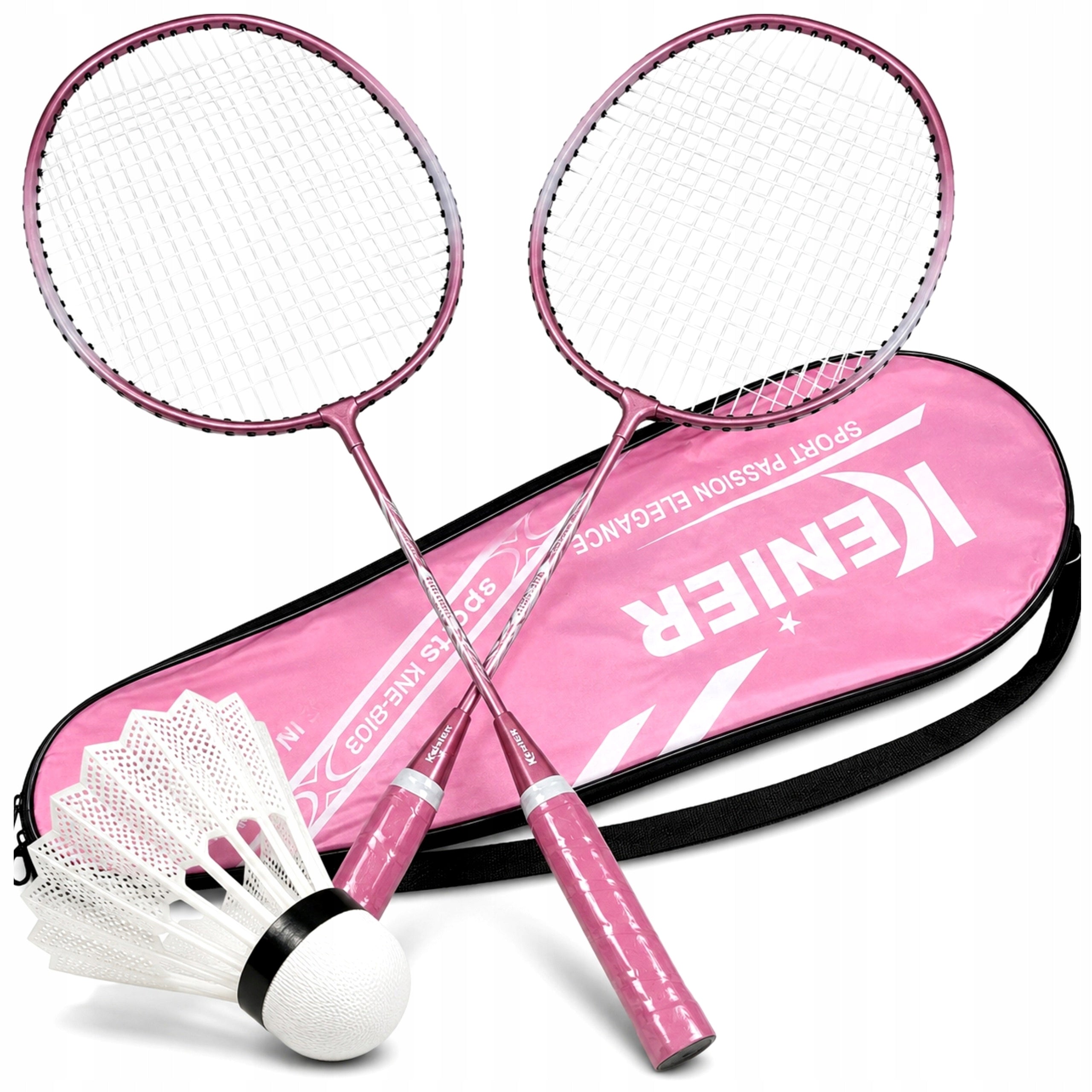 Badmington SET FOR BADMINTON PALLETS SHUTTLECOCKS SHUTTLECOCK CASE LT Brand QULKI