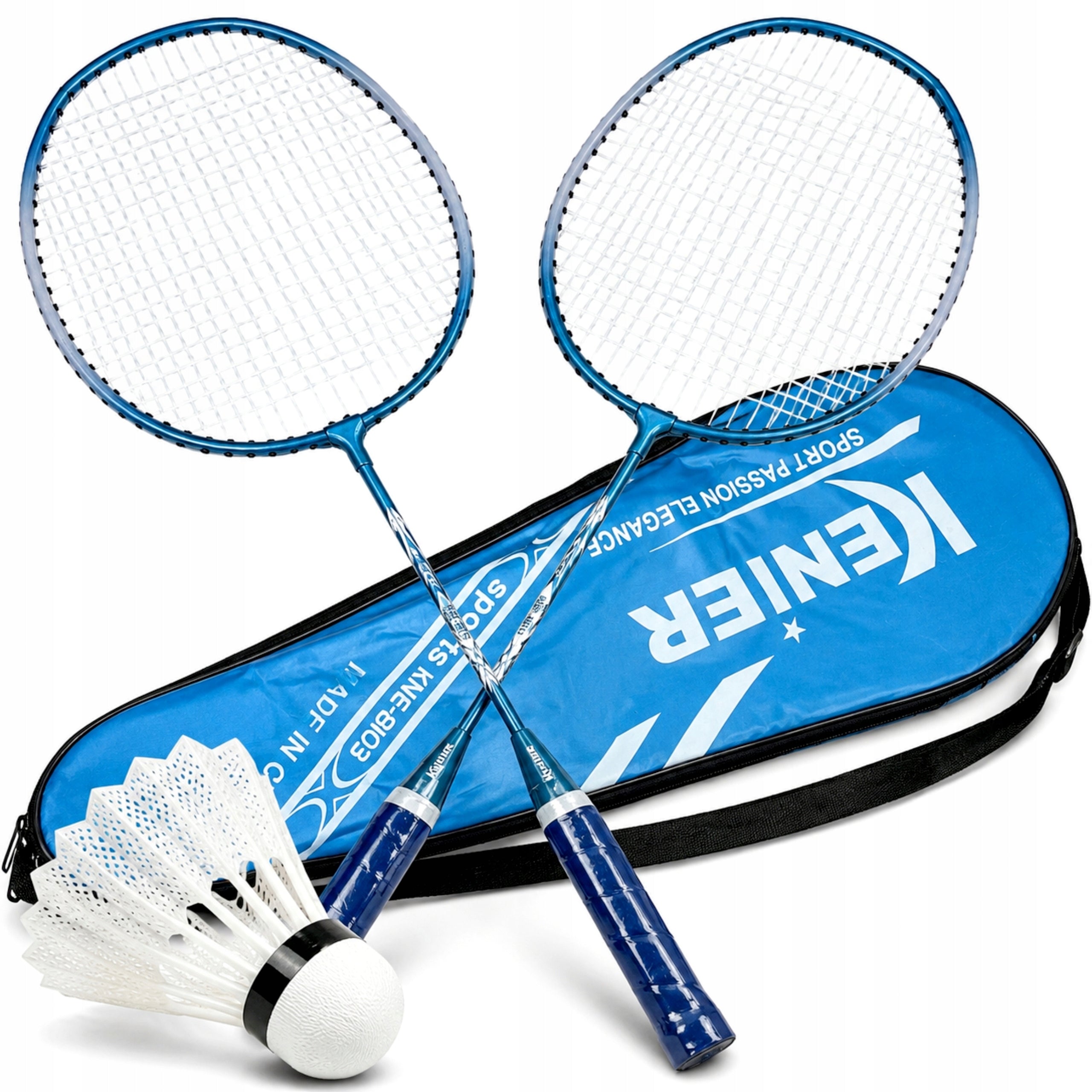 Badmington SET FOR BADMINTON PALLETS SHUTTLECOCKS SHUTTLECOCK CASE LT