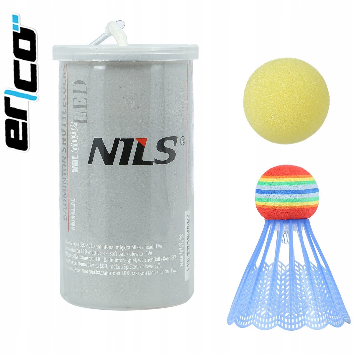 Badminton Dart Nylon EVA Glowing LED + Ball SET