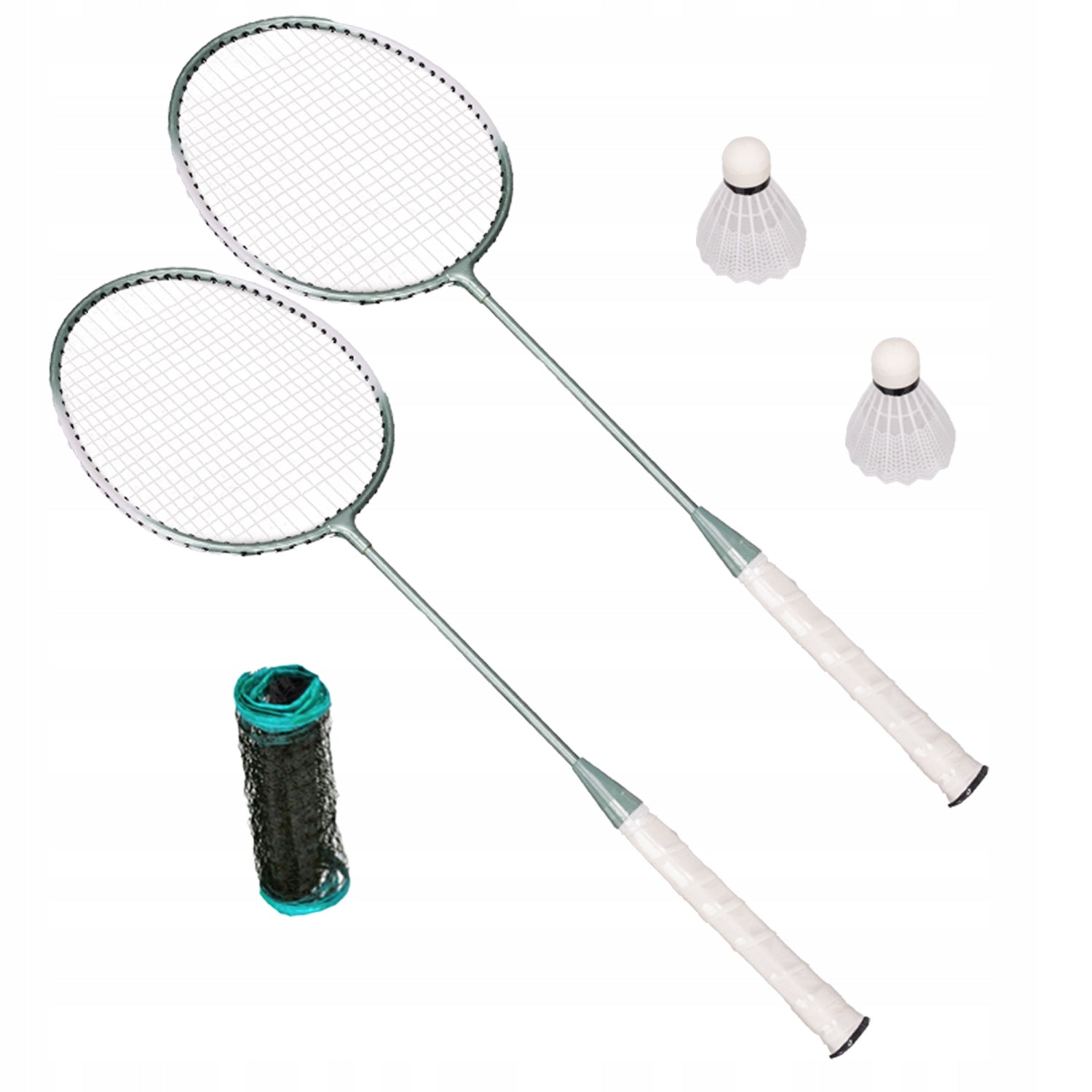 Badminton Game Set Mesh 2 Rackets Dart Suitcase Folding 4in1 Manufacturer code 00025515
