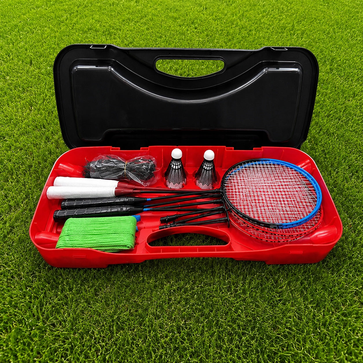 Badminton Set for 4 People Suitcase, Net, 4 Rackets, Field, Darts Manufacturer code 2026