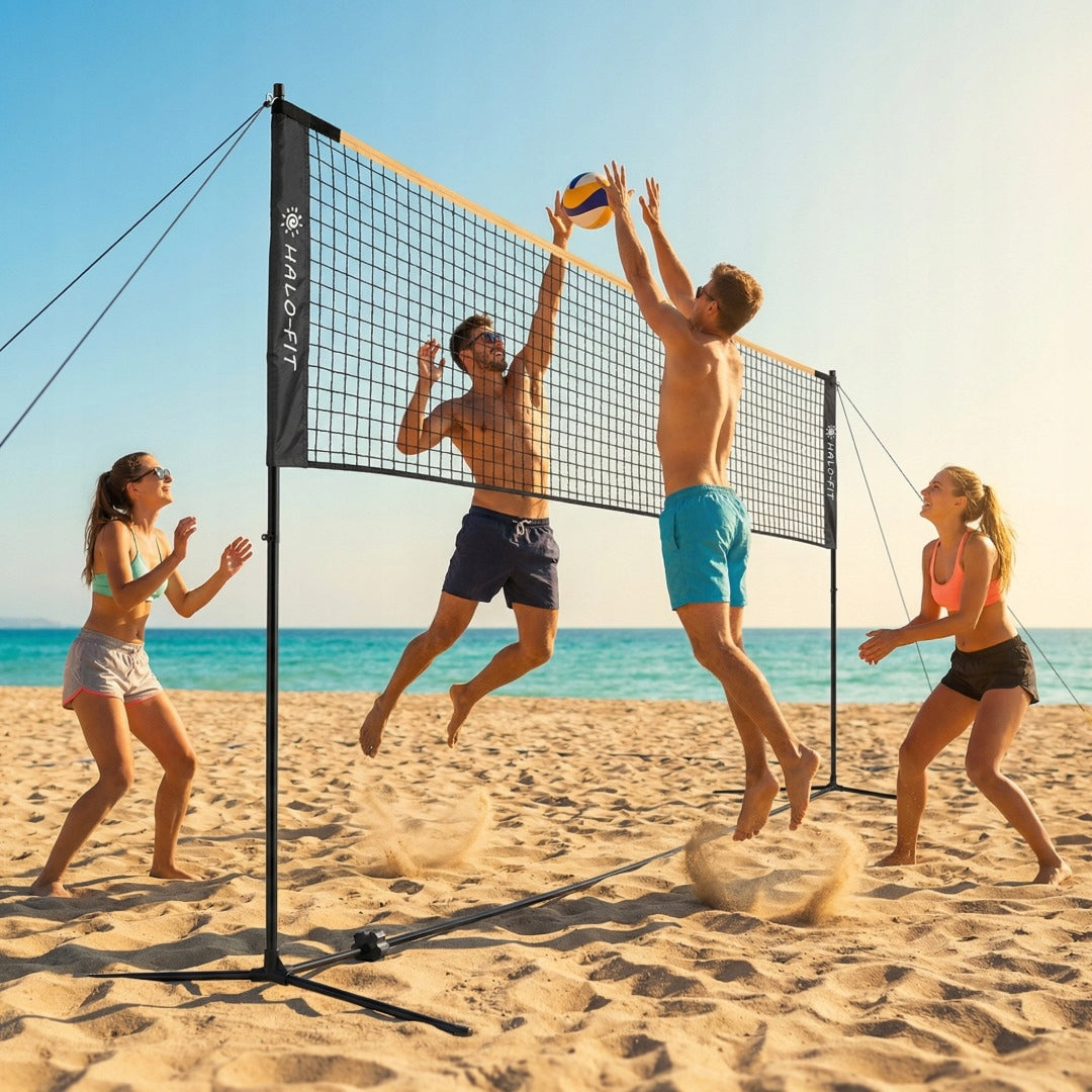 Badminton Tennis Volleyball Net 3in1 Universal Strong 3,6m Halo-Fit Brand Halofit