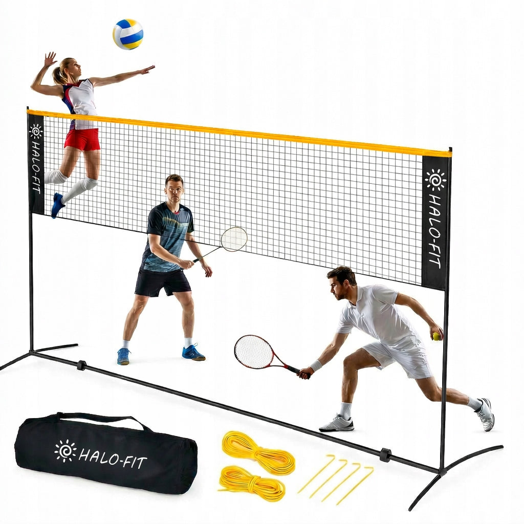 Badminton Tennis Volleyball Net 3in1 Universal Strong 3,6m Halo-Fit