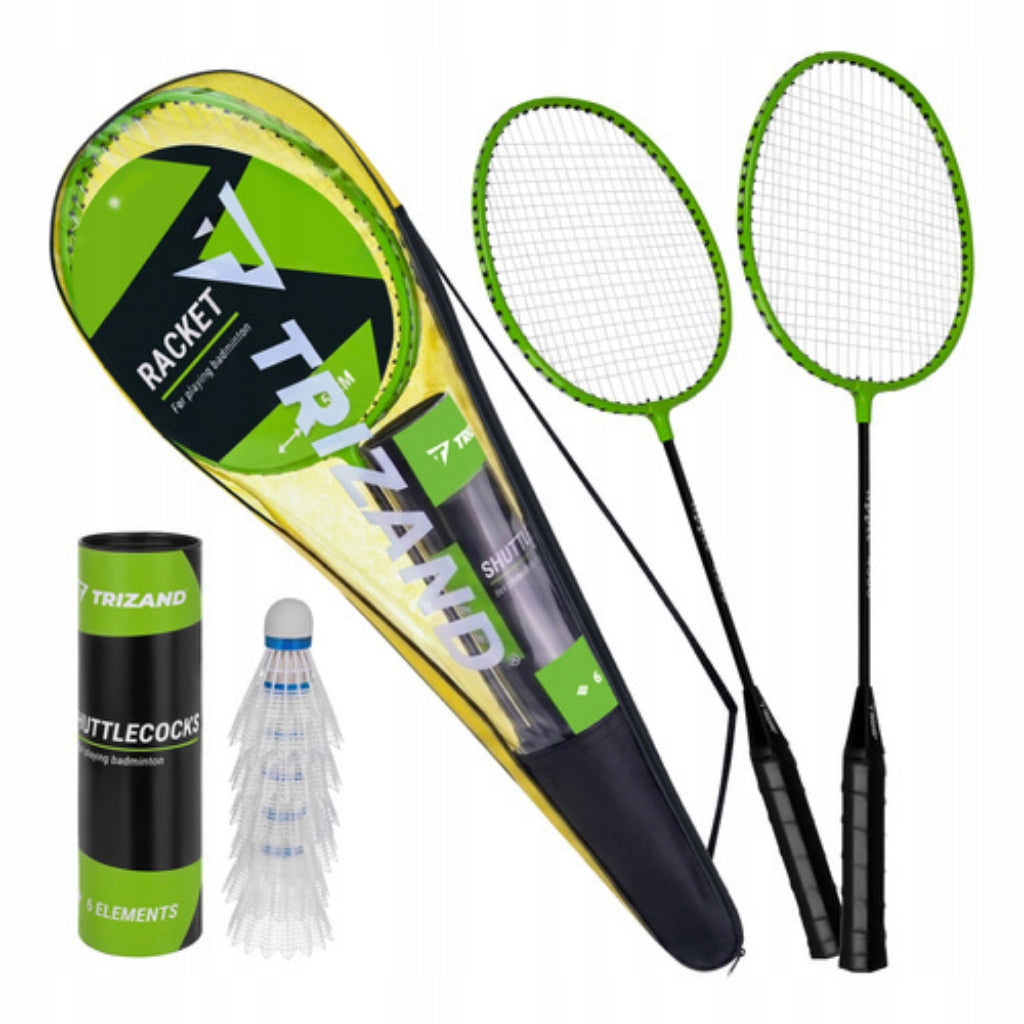 Badminton rackets 2 rackets 6 shuttlecocks + cover set BADMINTON Brand no brand