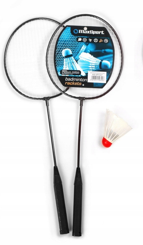 Badminton set for children Max Sport 2 rackets shuttlecock garden game Packaging status original