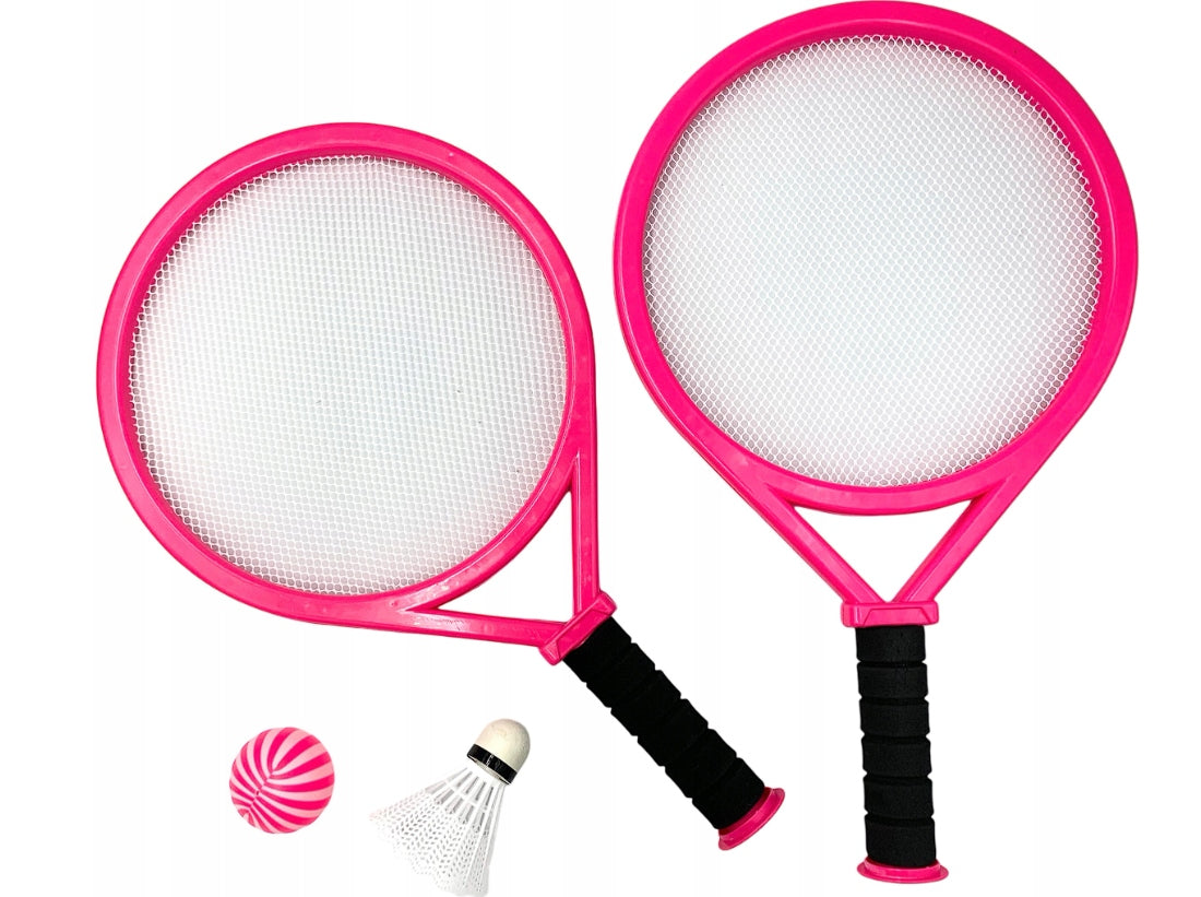 Badminton set for children rackets paddles shuttlecock ball tennis comet Brand no brand