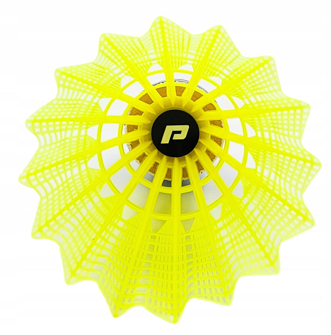Badminton shuttlecocks POINT nylon white/green 6pcs! Brand Point
