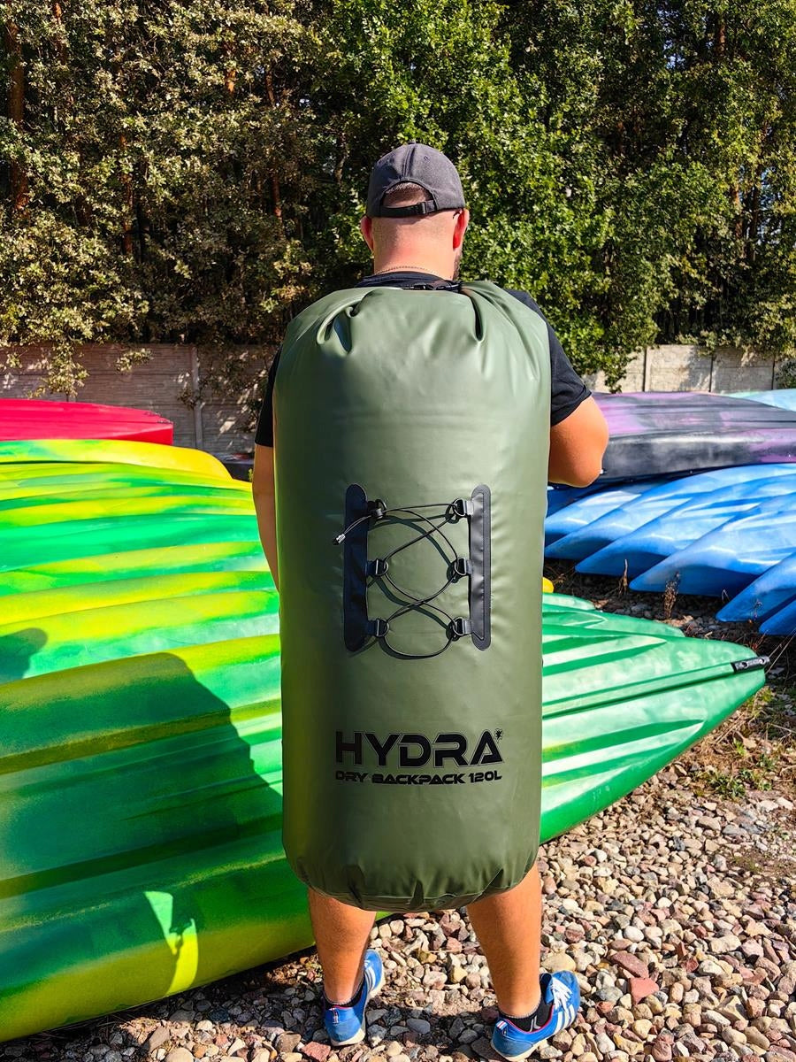 Bag 120L Waterproof Dry BACKPACK for Kayak Rolled Brand Hydra
