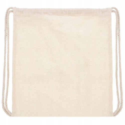 Bag Backpack Cotton Bag With Drawstring For Shoes Ecru 145g 38x42 cm Brand no brand