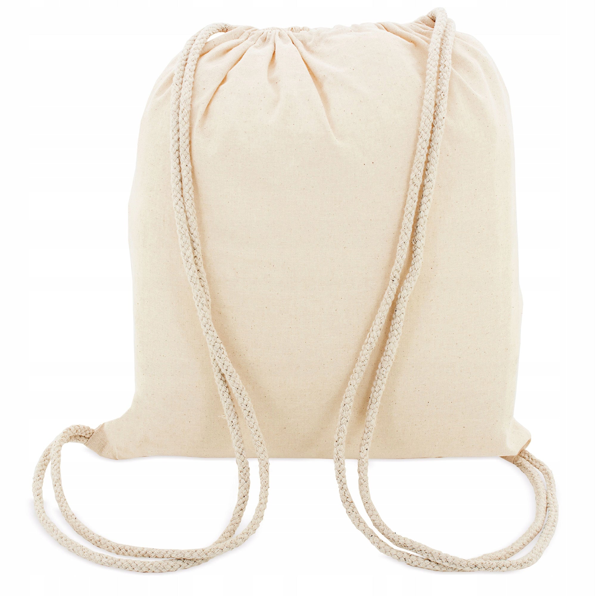 Bag Backpack Cotton Bag With Drawstring For Shoes Ecru 145g 38x42 cm Manufacturer code RIF