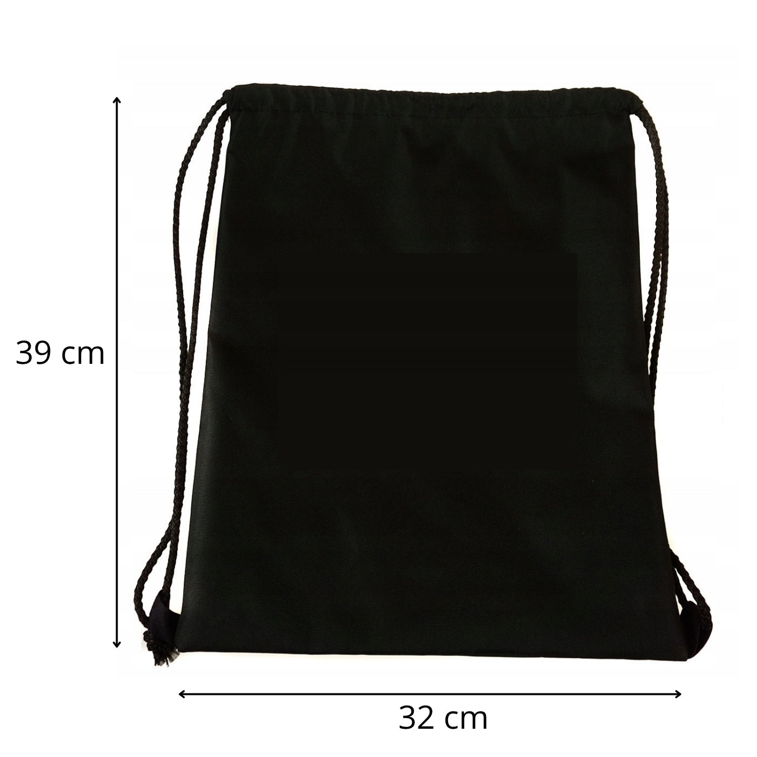 Bag Backpack Workoplecak School for Shoes on Strings Bag Concert BLACK Manufacturer code 18-BE-UTEL-0063
