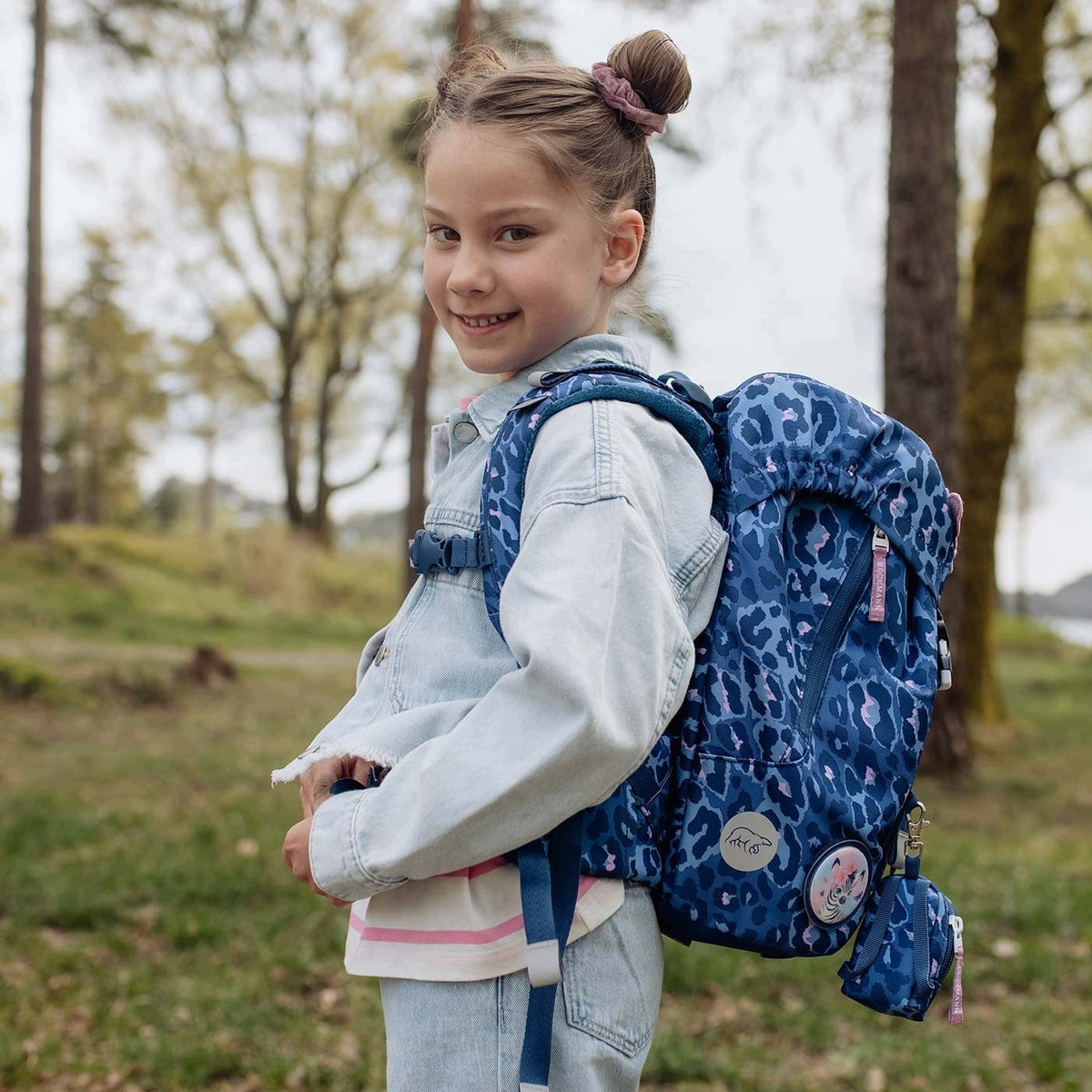 Bag, Ergonomic Backpack for School, Classic, Cheetah Brand BECKMANN