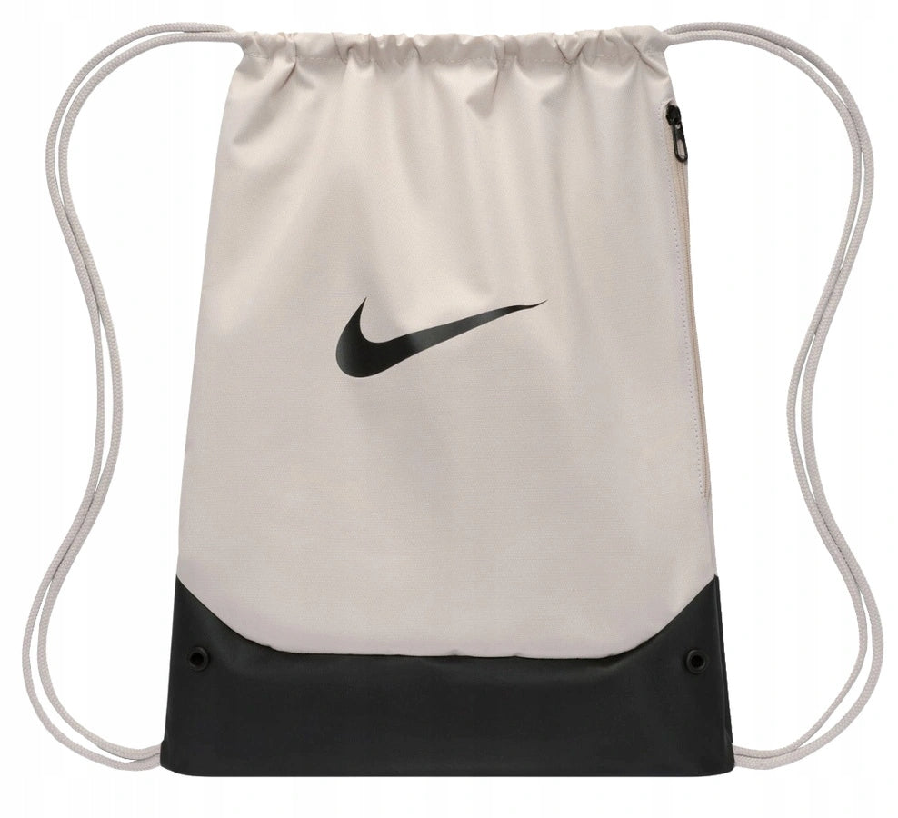 Bag NIKE Backpack SB Brasilia Drawstrng school 18L beige