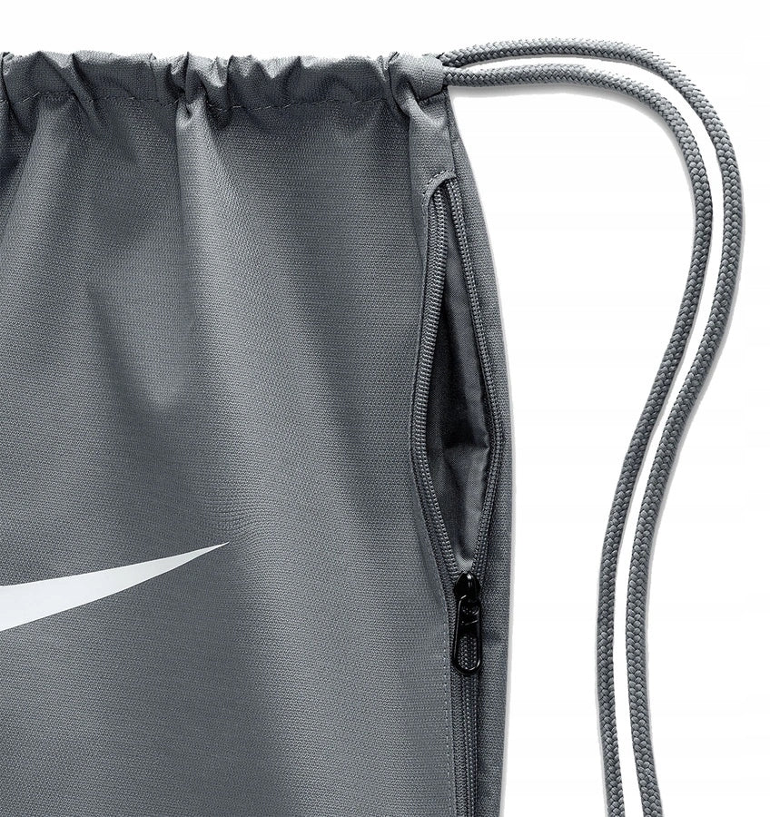 Bag NIKE Backpack SB Brasilia Drawstrng school 18L grey Gender unisex