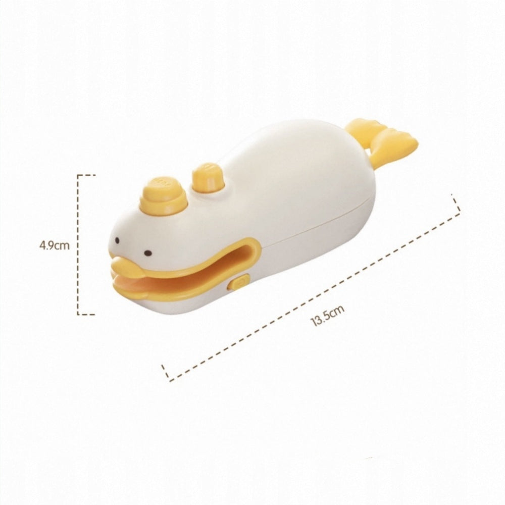 Bag Sealer & Opener Magnetic Design ABS + Silicone Material White Packaging status original
