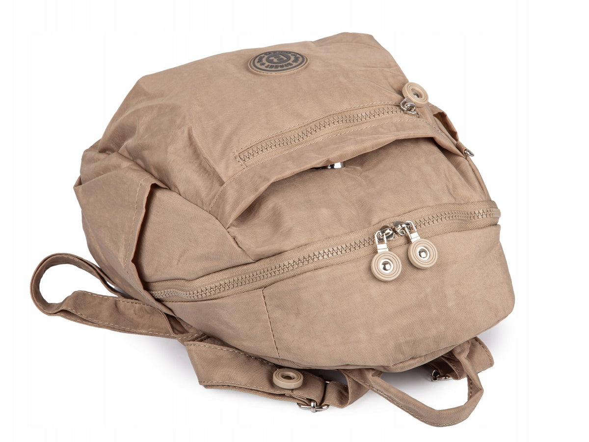 Bag Street Lightweight Urban Hiking Backpack Fabric With Borderland Beige Brand BAG STREET